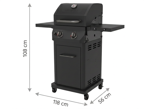 Nexgrill Deluxe 2-brænder gasgrill
