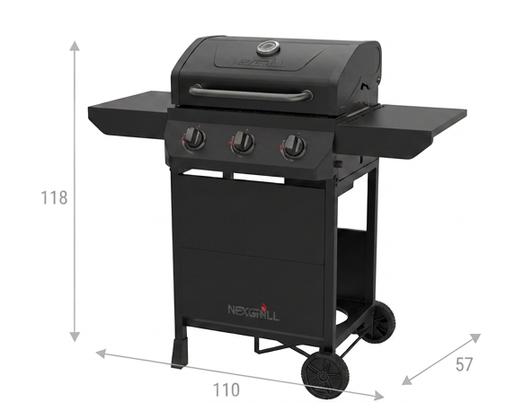 Nexgrill Classic 3-brænder gasgrill
